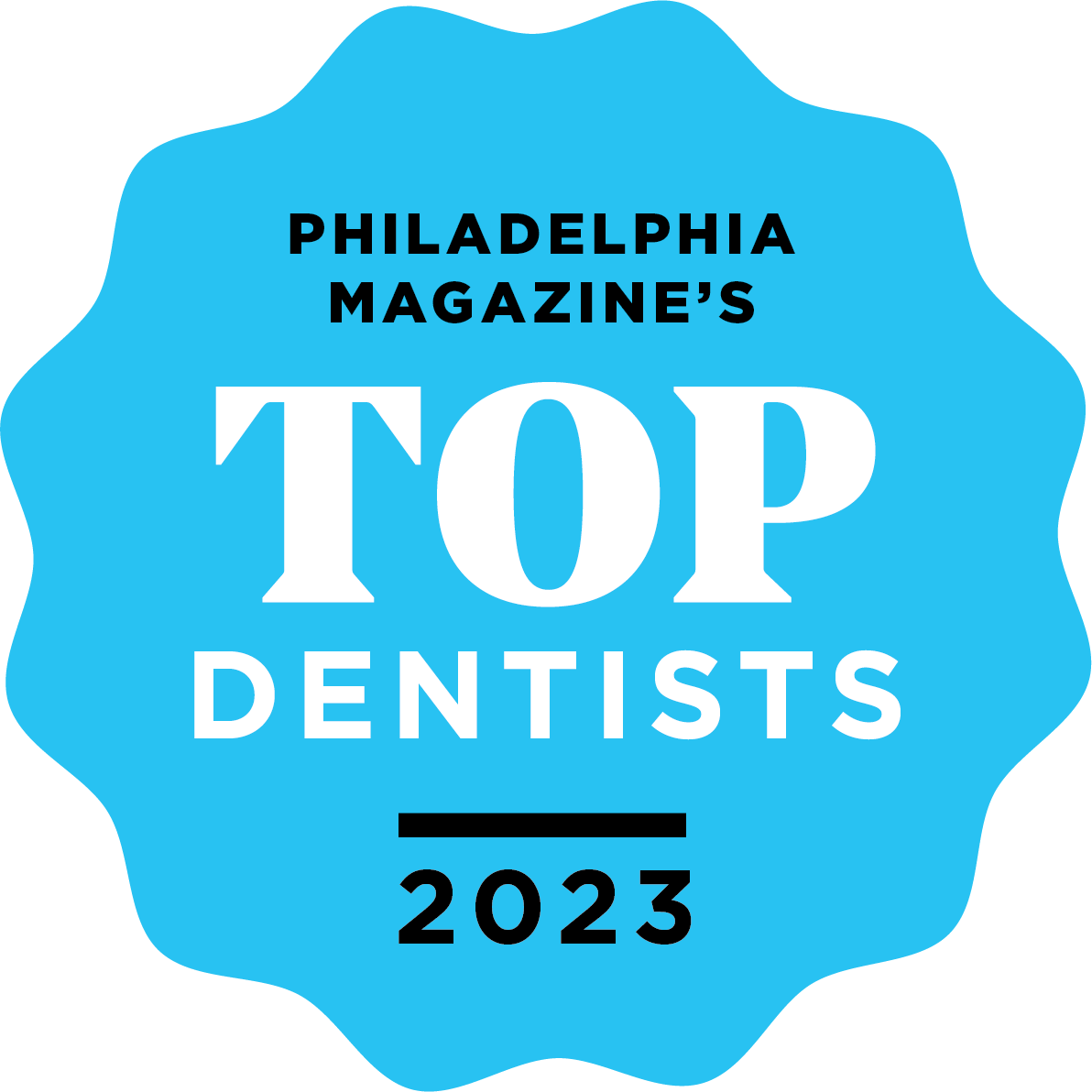 2023 Top Dentists in Philadelphia Award