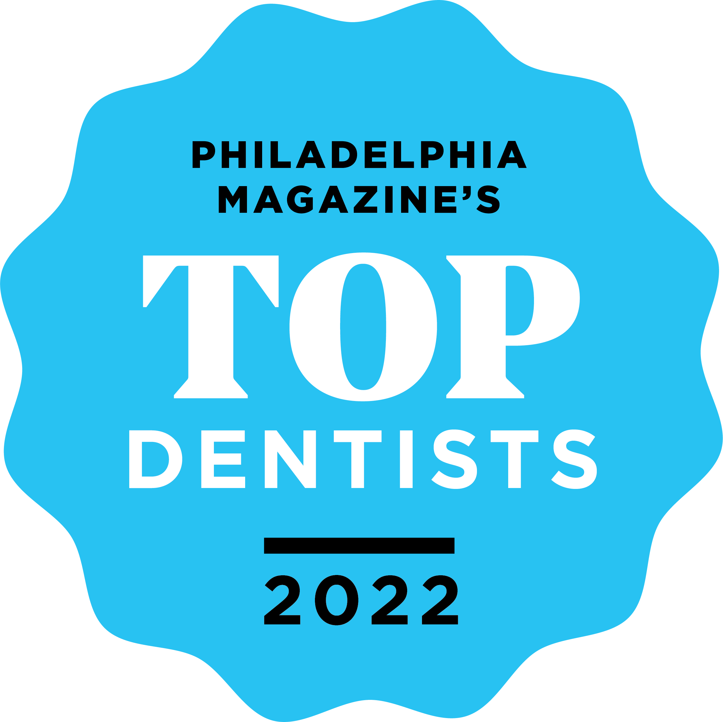 2022 Top Dentists in Philadelphia Award
